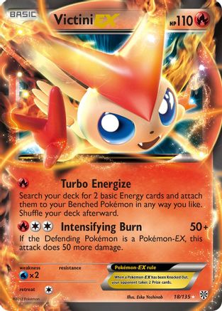 Image of Victini EX 018  - Holofoil Plasma Storm - Ultra Rare