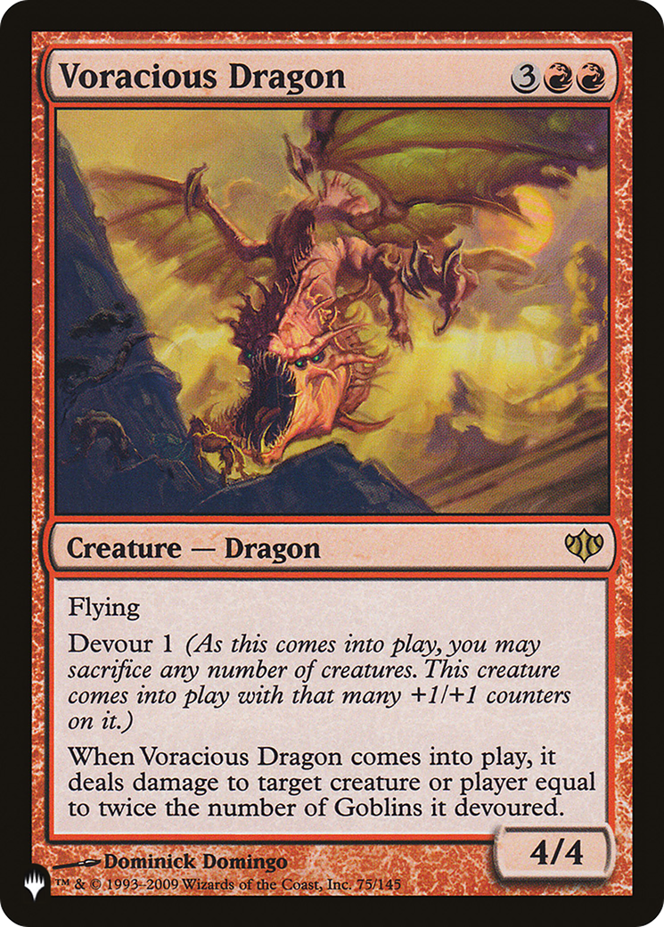 Image of Voracious Dragon (LIST-CON-75) - The List