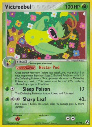 Image of Victreebel 013  - Reverse Holofoil Legend Maker - Holo Rare