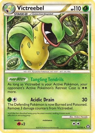Image of Victreebel 012  - Holofoil Triumphant - Holo Rare