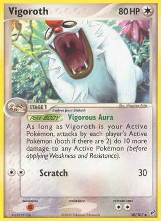 Image of Vigoroth 050  Deoxys - Uncommon