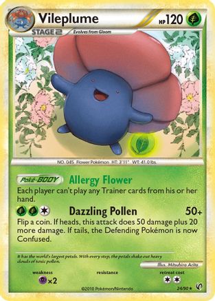 Image of Vileplume  Undaunted - Rare