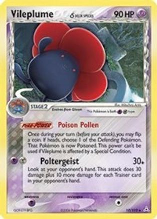 Image of Vileplume (Delta Species) 017/110  - Holofoil Holon Phantoms - Holo Rare