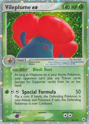Image of Vileplume ex 100  - Holofoil Hidden Legends - Ultra Rare