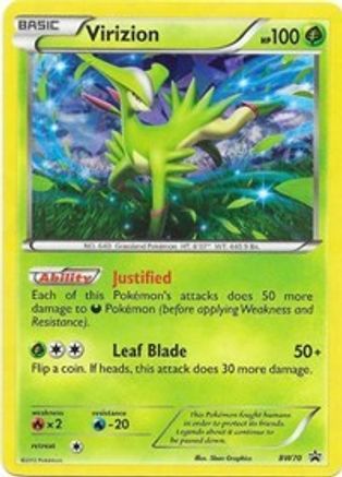 Image of Virizion BW70  - Holofoil Black and White Promos - Promo