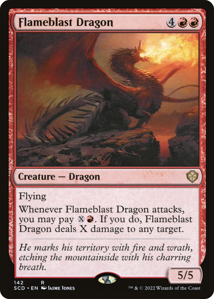 Image of Flameblast Dragon (SCD-142) - Starter Commander Decks