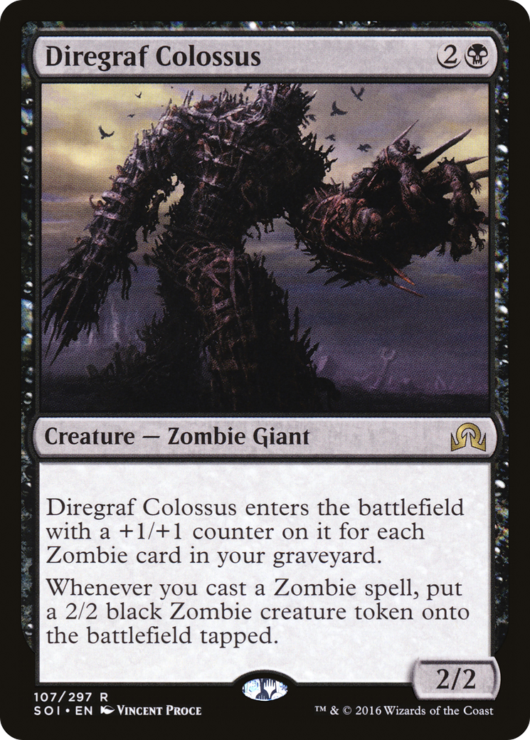 Image of Diregraf Colossus (SOI-107) - Shadows over Innistrad Foil