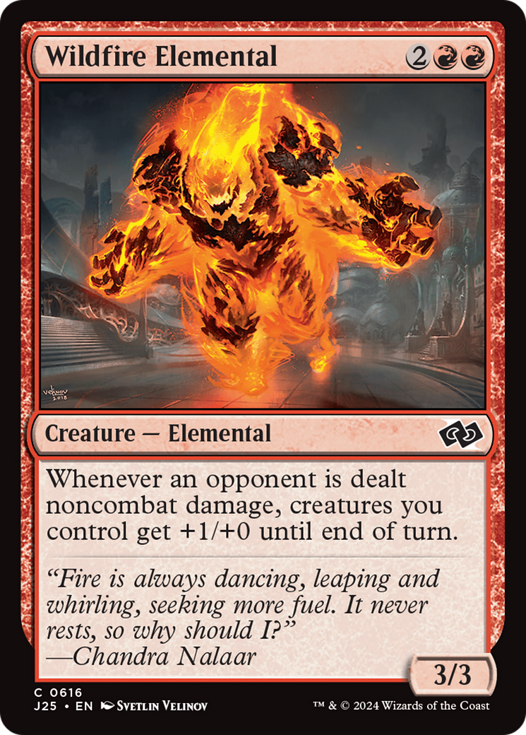 Image of Wildfire Elemental (J25-616) - Foundations Jumpstart