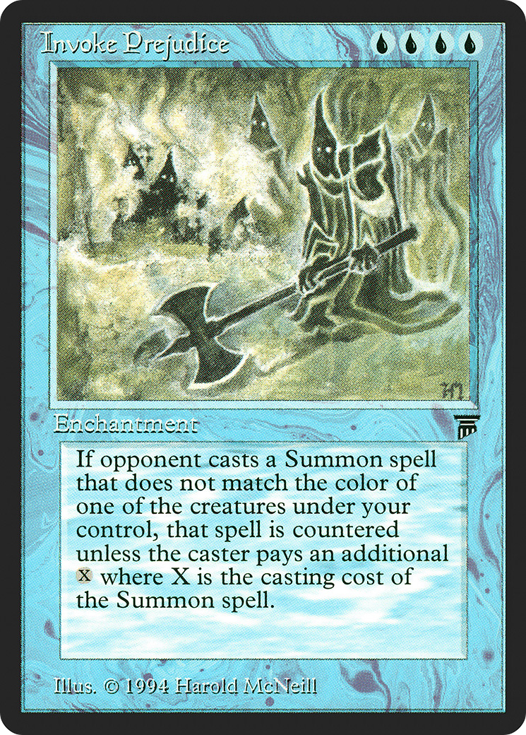 Image of Invoke Prejudice (LEG-062) - Legends