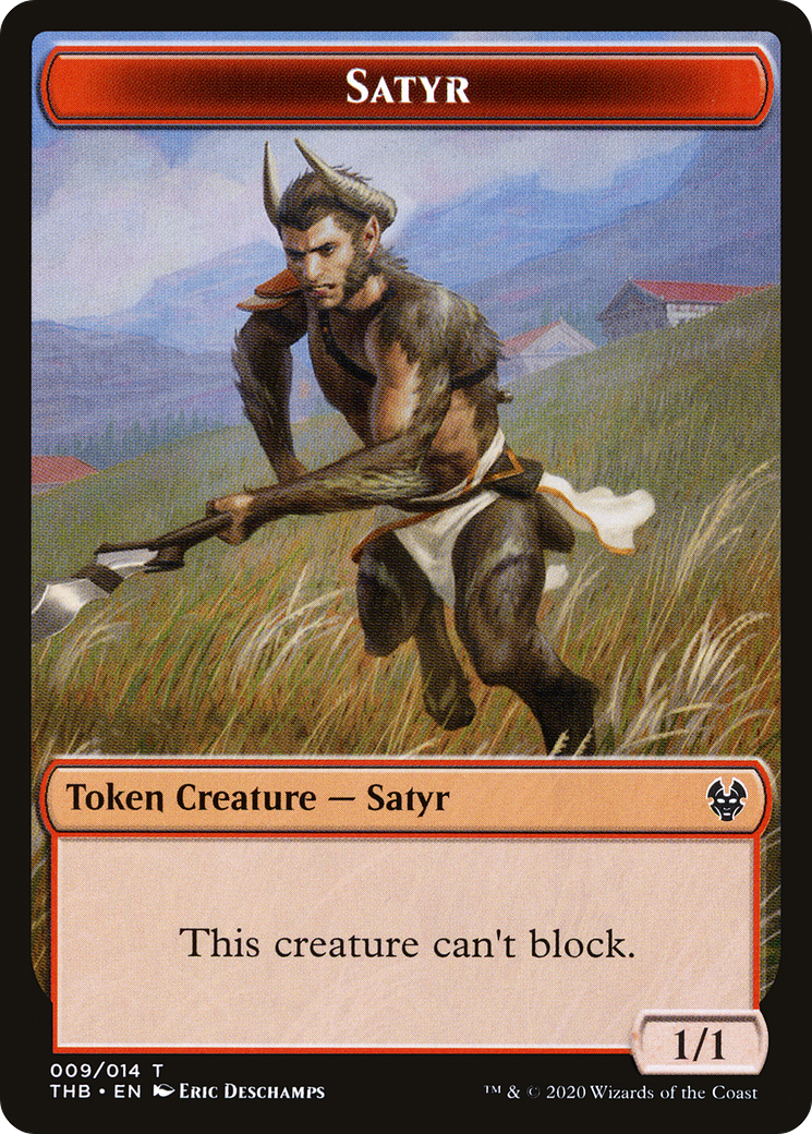 Image of Satyr Token (THB-009) - Theros Beyond Death Tokens Foil