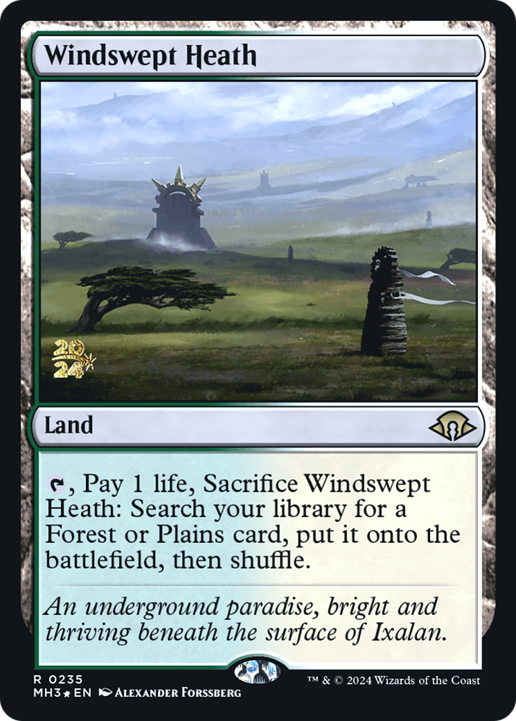 Image of Windswept Heath (PRE-235) - Modern Horizons 3 Promos Foil