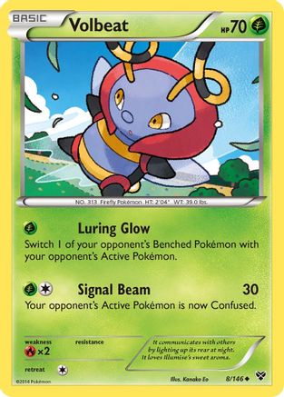 Image of Volbeat 008  XY Base Set - Uncommon