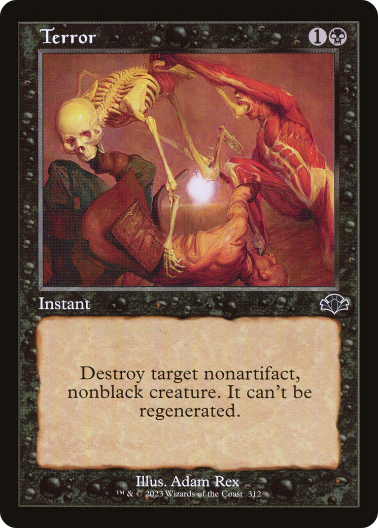Image of Terror (Retro Frame) (DMR-312) - Dominaria Remastered Foil