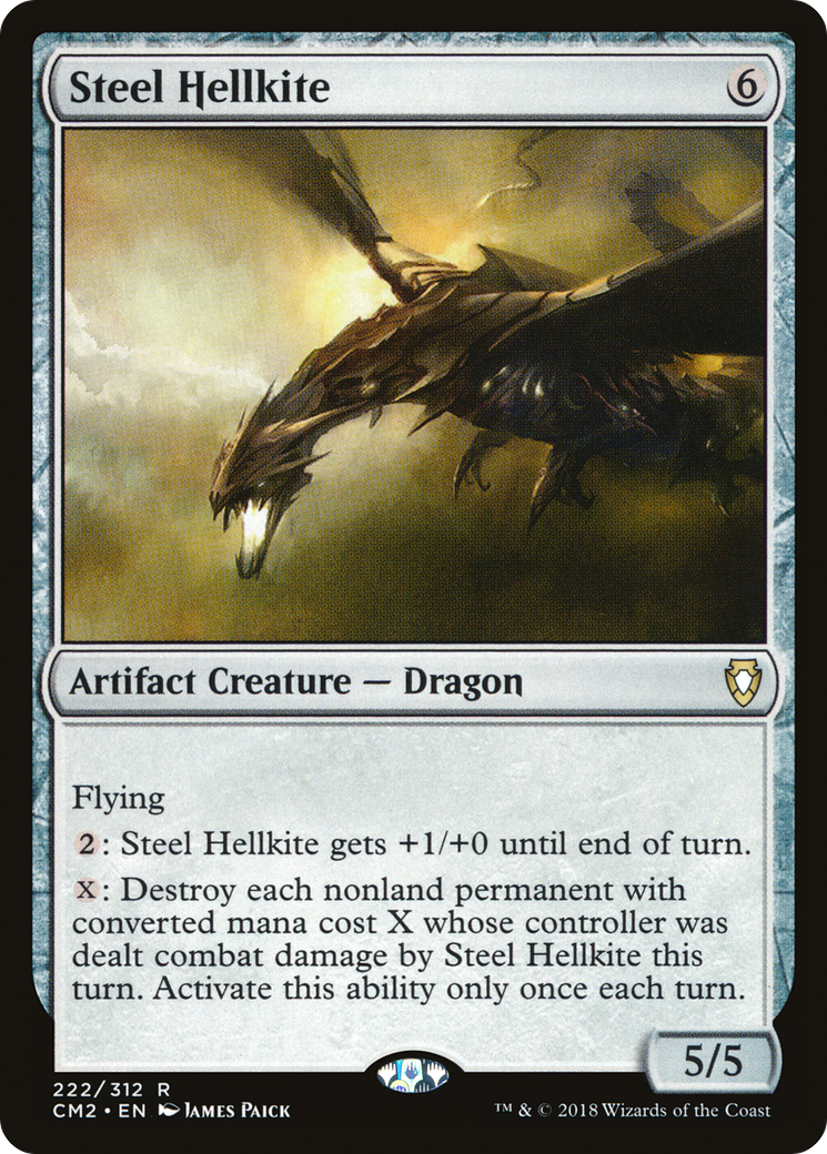 Image of Steel Hellkite (CM2-222) - Commander Anthology Volume II