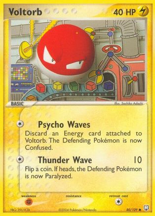 Image of Voltorb 080/109  Team Rocket Returns - Common