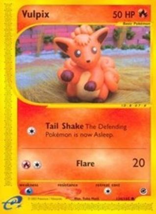 Image of Vulpix 136/165  Expedition - Common