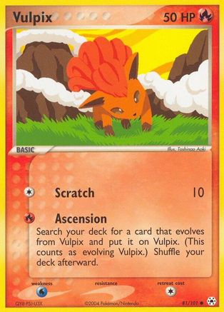Image of Vulpix 081/101  Hidden Legends - Common