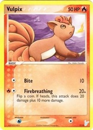 Image of Vulpix 007  EX Trainer Kit 2 Plusle & Minun - Common