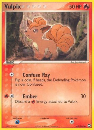 Image of Vulpix 069/108  Power Keepers - Common