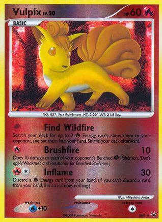 Image of Vulpix (Shiny) SH6  - Reverse Holofoil Platinum - Shiny Holo Rare