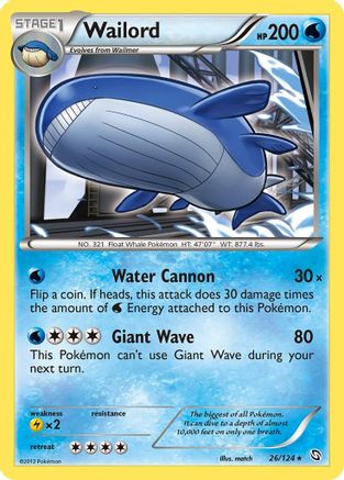 Image of Wailord  - Holofoil Dragons Exalted - Holo Rare