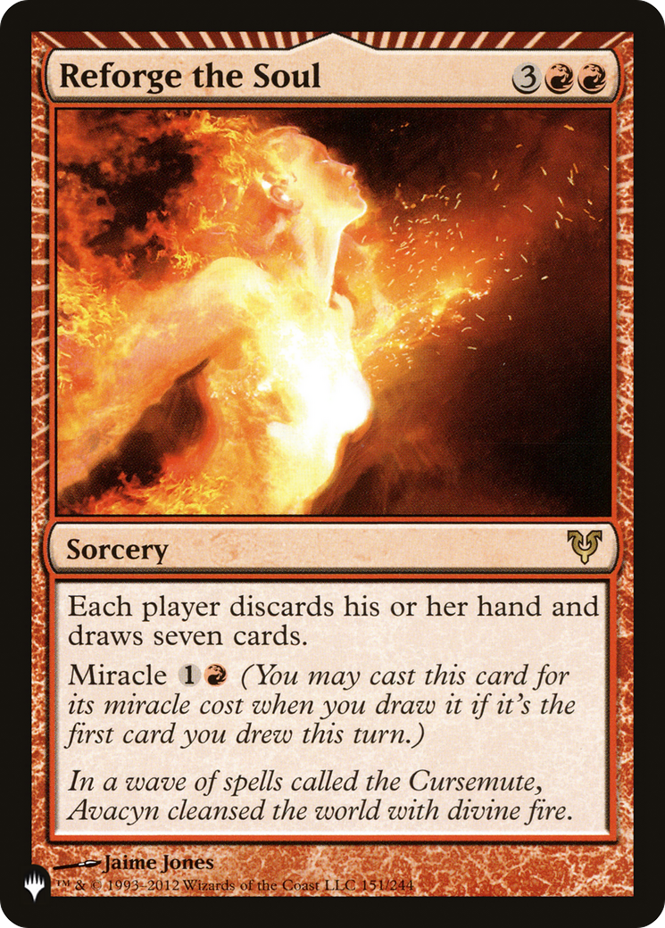 Image of Reforge the Soul (LIST-AVR-151) - The List: (miracle)