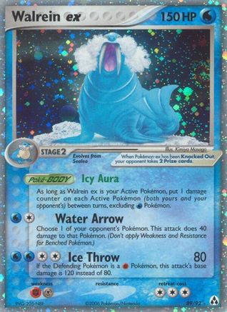 Image of Walrein ex 089  - Holofoil Legend Maker - Ultra Rare