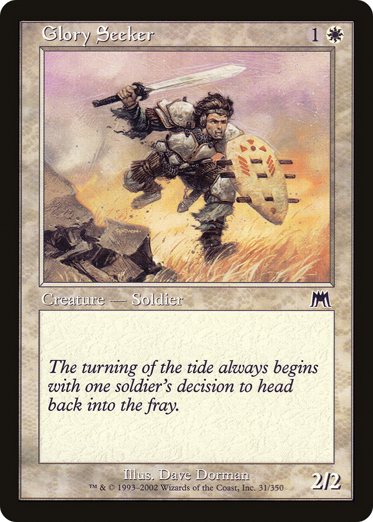 Image of Glory Seeker (ONS-031) - Onslaught Foil