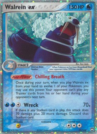 Image of Walrein ex 099  - Holofoil Power Keepers - Ultra Rare