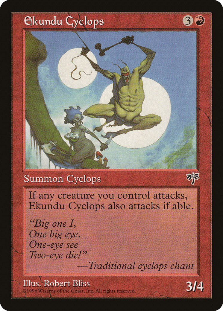 Image of Ekundu Cyclops (MIR-) - Mirage