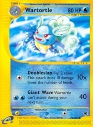 Image of Wartortle 092  - Reverse Holofoil Expedition - Uncommon