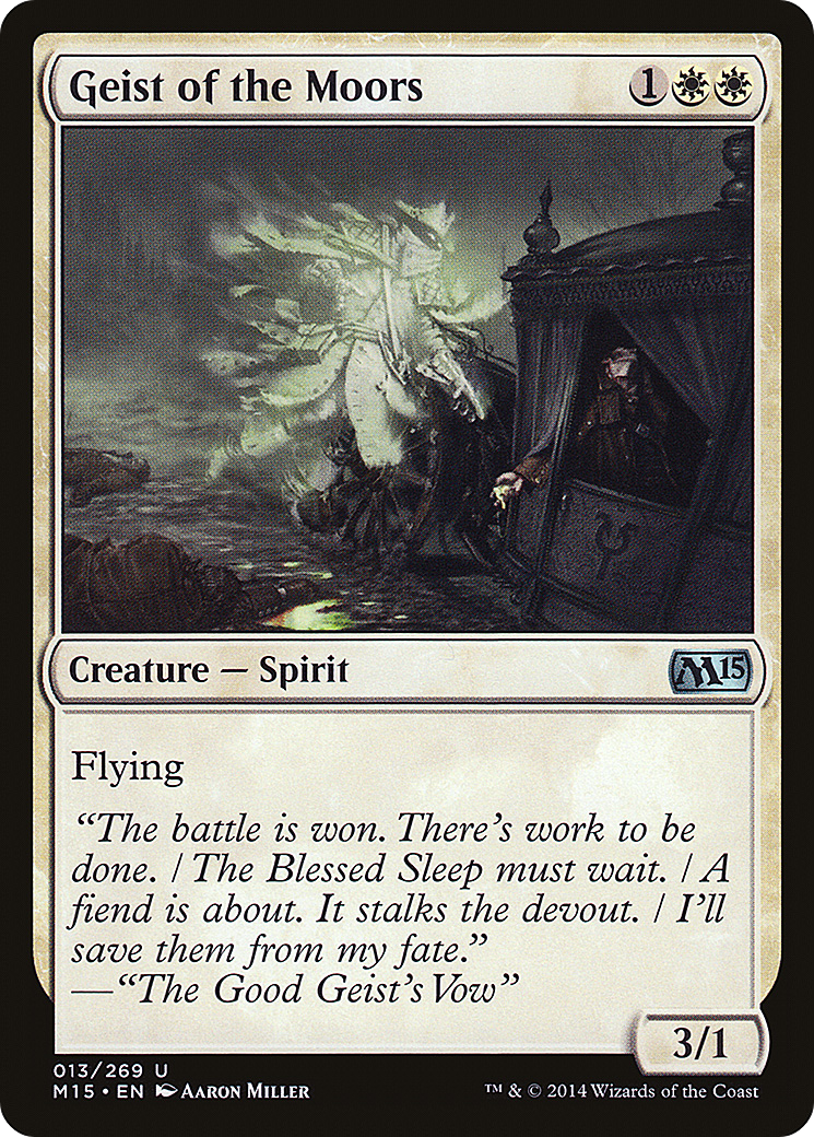 Image of Geist of the Moors (M15-013) - Magic 2015 Foil