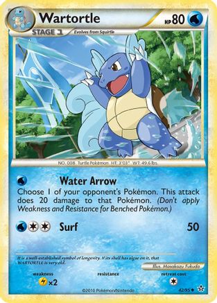 Image of Wartortle 042/95  Unleashed - Uncommon