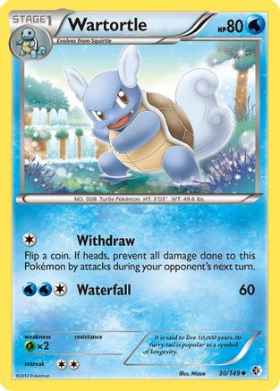 Image of Wartortle 030  Boundaries Crossed - Uncommon