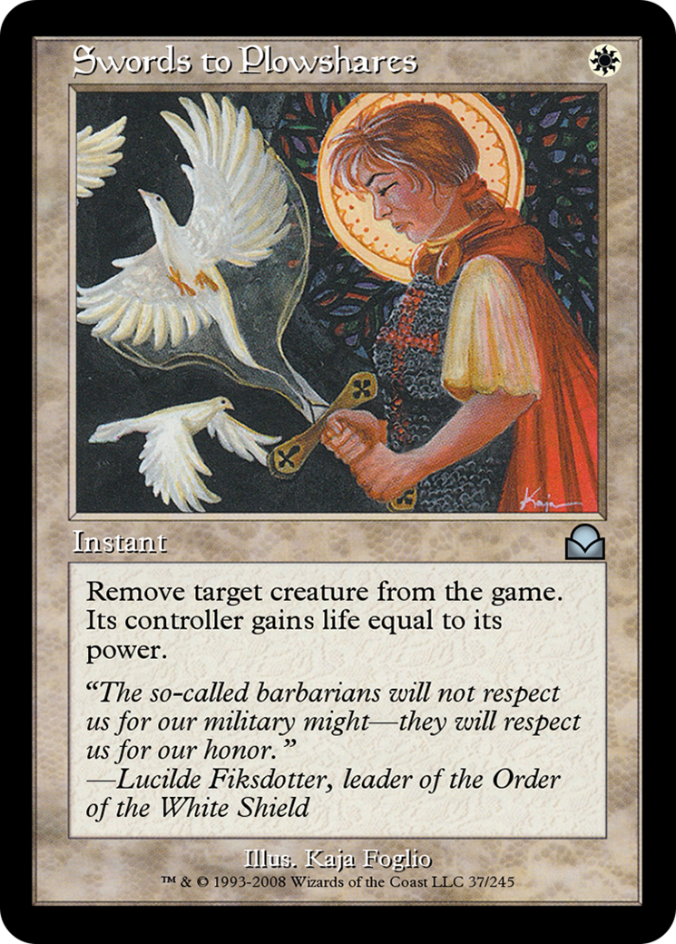 Image of Swords to Plowshares (ME2-037) - Masters Edition II Foil
