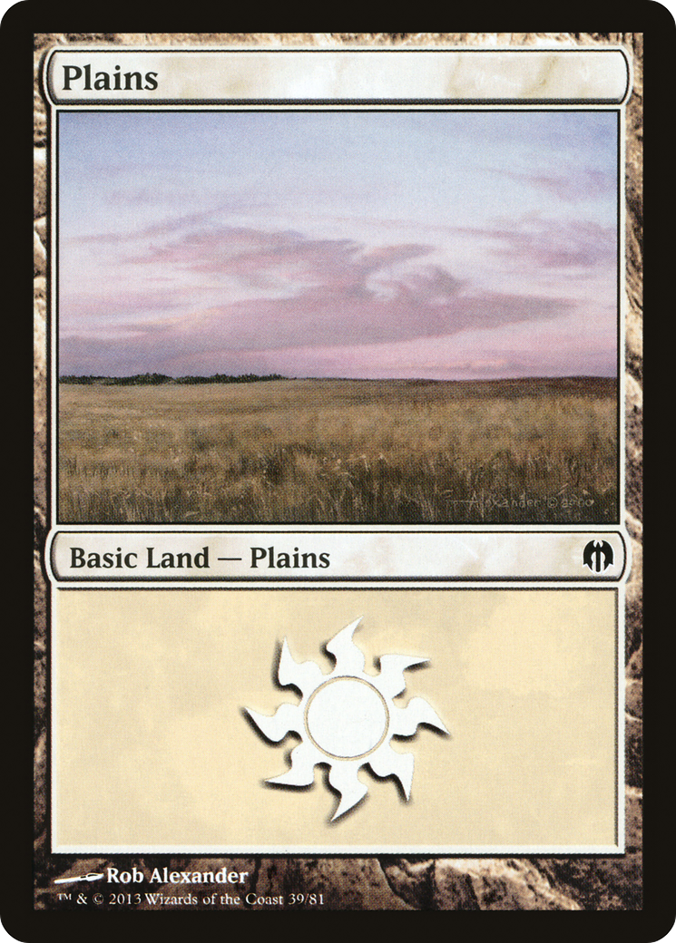 Image of Plains (DDL-039) - Duel Decks: Heroes vs. Monsters