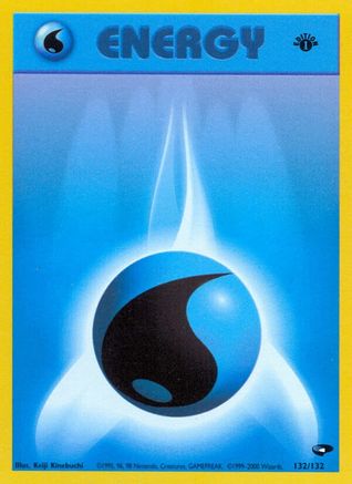 Image of Water Energy 132/132  - 1st Edition Gym Challenge - Common