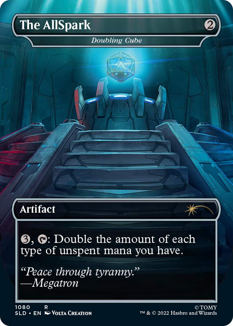 Image of The AllSpark - Doubling Cube (SLD-1080) - Secret Lair Drop (Borderless)