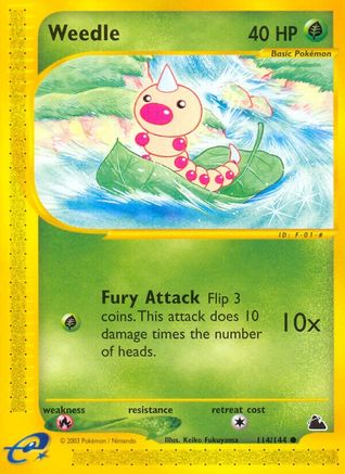 Image of Weedle (114) 114  Skyridge - Common