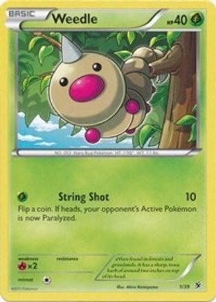 Image of Weedle 001  Kalos Starter Set - Common