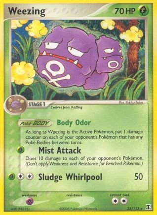 Image of Weezing  - Reverse Holofoil Delta Species - Rare
