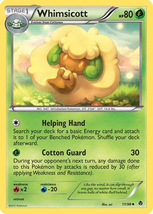 Image of Whimsicott (11) 011  Emerging Powers - Uncommon