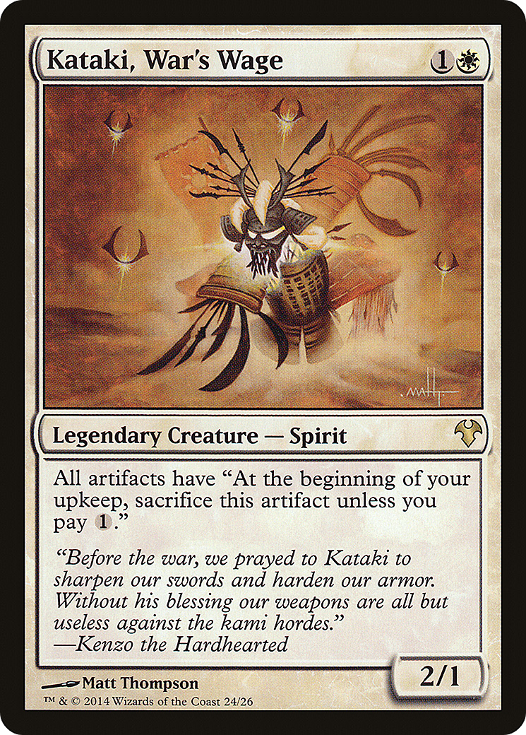 Image of Kataki, War's Wage (MD1-024) - Modern Event Deck 2014