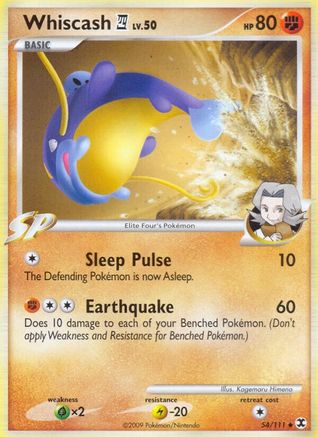 Image of Whiscash E4 054  - Reverse Holofoil Rising Rivals - Uncommon