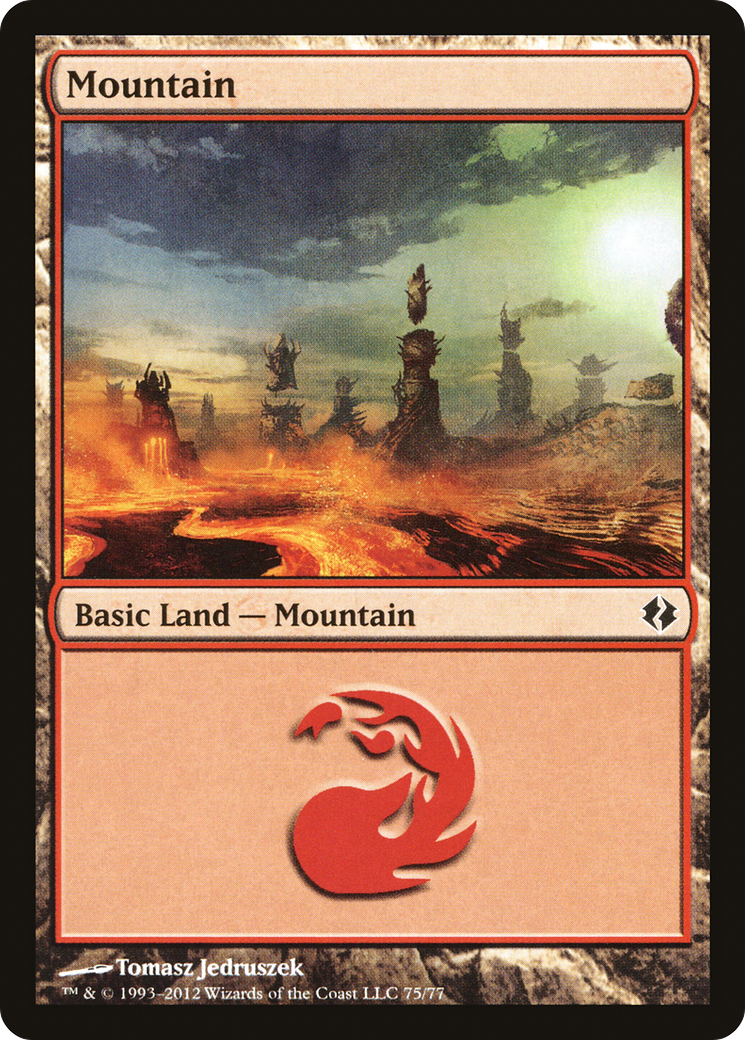Image of Mountain (75) (DDI-075) - Duel Decks: Venser vs. Koth