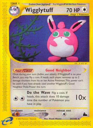 Image of Wigglytuff 034  Skyridge - Rare