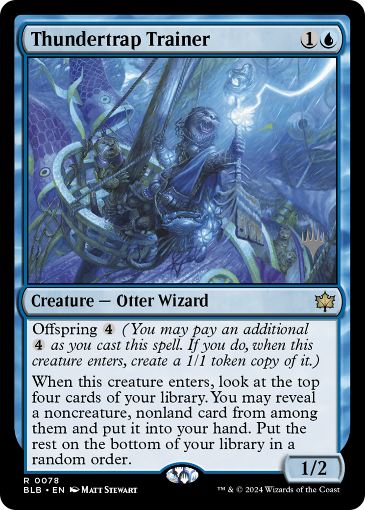 Image of Thundertrap Trainer (PPBLB-078) - Bloomburrow Promos