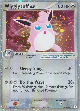 Image of Wigglytuff ex 101  - Holofoil Hidden Legends - Ultra Rare