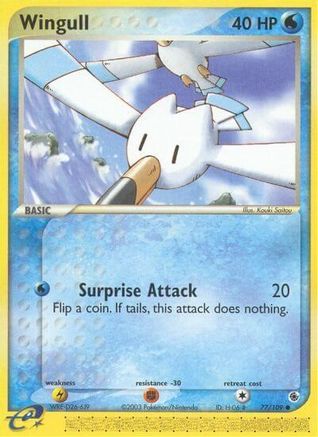 Image of Wingull 077/109  Ruby and Sapphire - Common