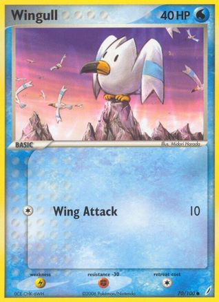 Image of Wingull 070/100  - Reverse Holofoil Crystal Guardians - Common